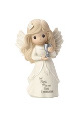 Precious Moments Communion Angel Bisque Porcelain Figurine