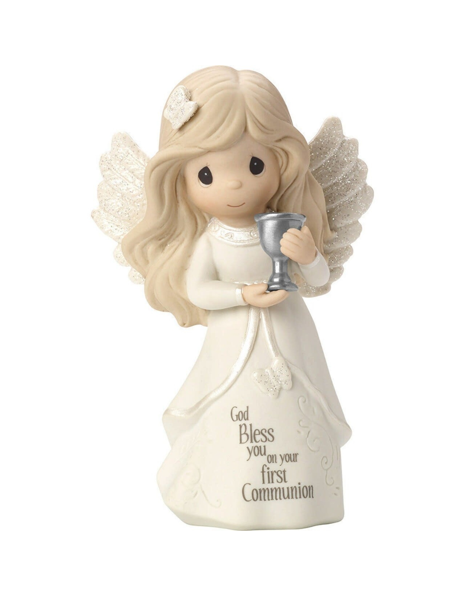 Precious Moments Communion Angel Bisque Porcelain Figurine