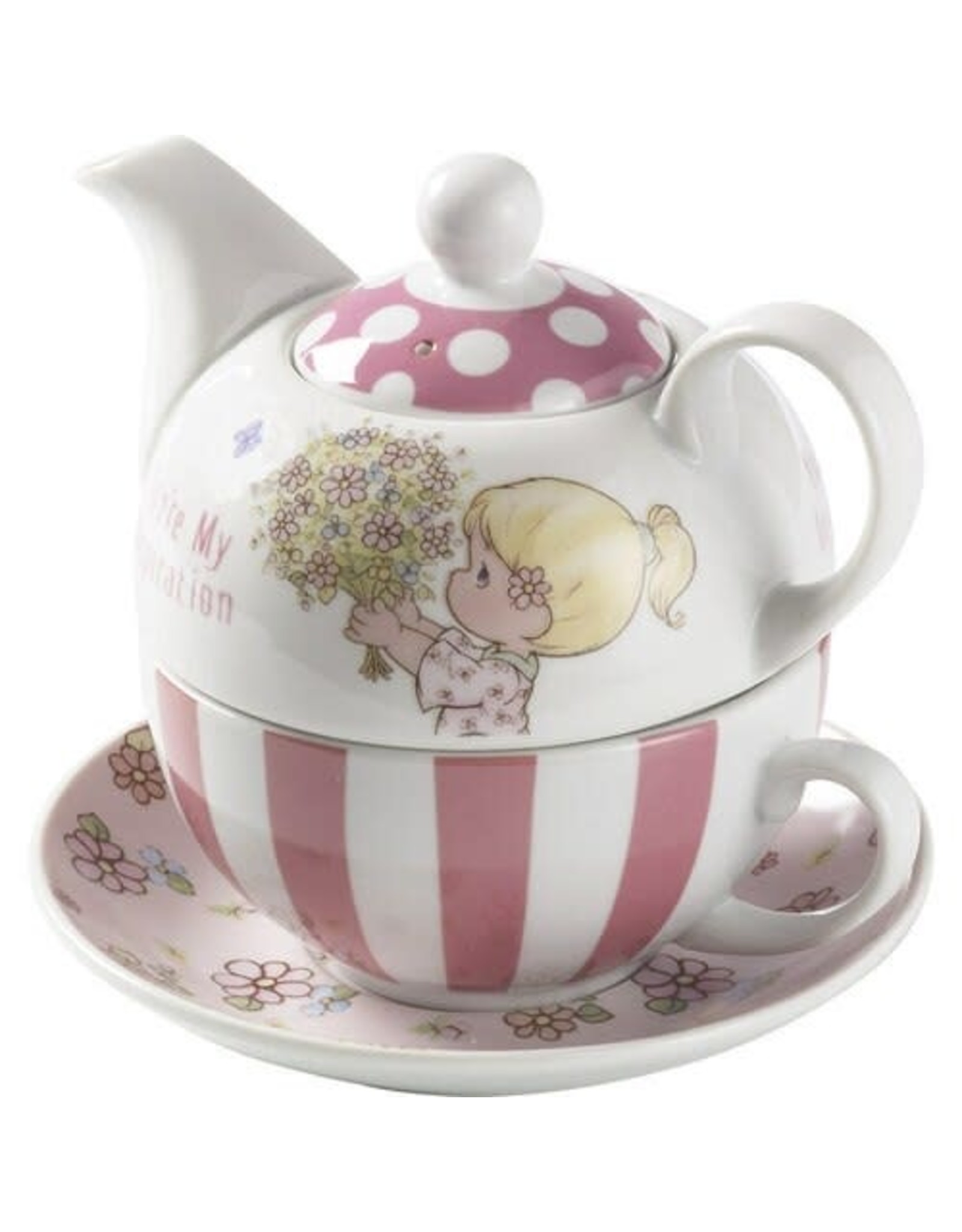 Precious Moments You're My Inspiration Porcelain Tea For One Set