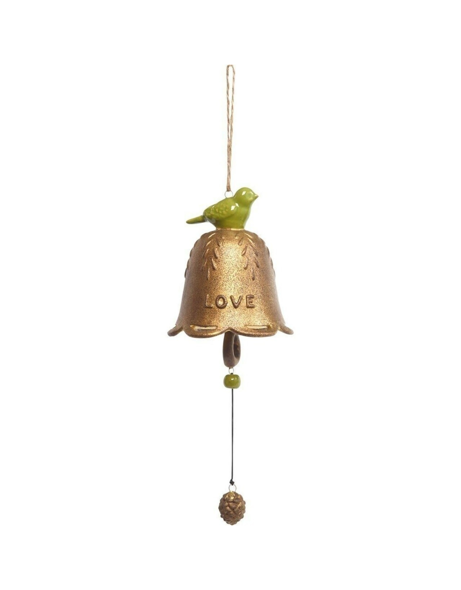 Precious Moments Love Hanging Bell, Ceramic/Resin - Precious Moments
