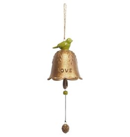 Precious Moments Love Hanging Bell, Ceramic/Resin - Precious Moments