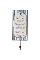 Precious Moments Believe When It’s Beyond Reason To Believe, Wall Hook, Wood/Metal