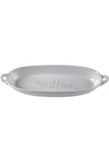 Precious Moments Bountiful Blessings, Seasoned With Love, Ceramic Oval Serving Dish