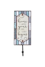 Precious Moments Home Is Where Your Love Story Begins, Wall Hook, Wood/Metal