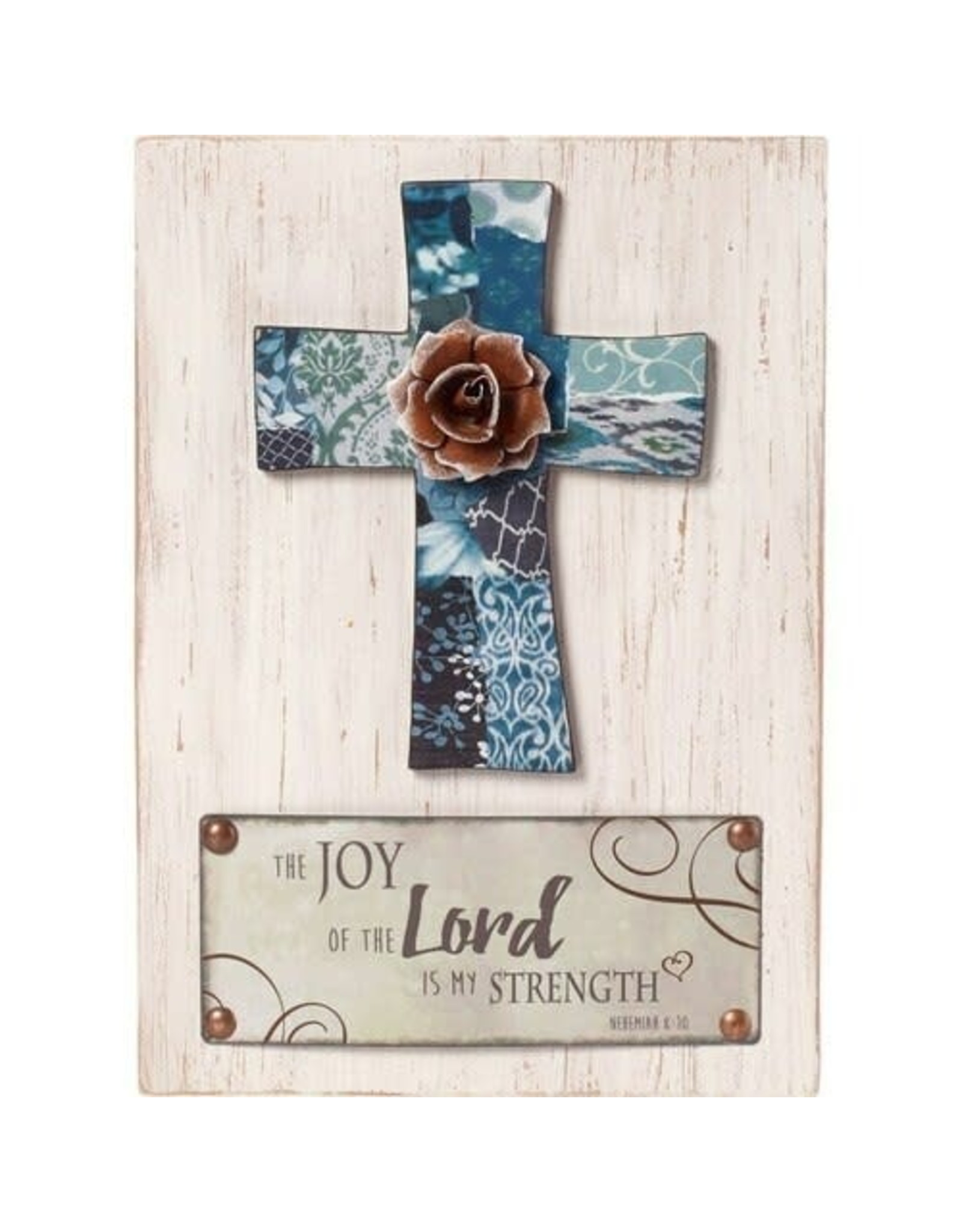 Precious Moments The Joy Of The Lord Is My Strength, Wall Plaque, Wood/Metal