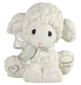 Precious Moments Luffie Lamb Renewed In Him Figurine