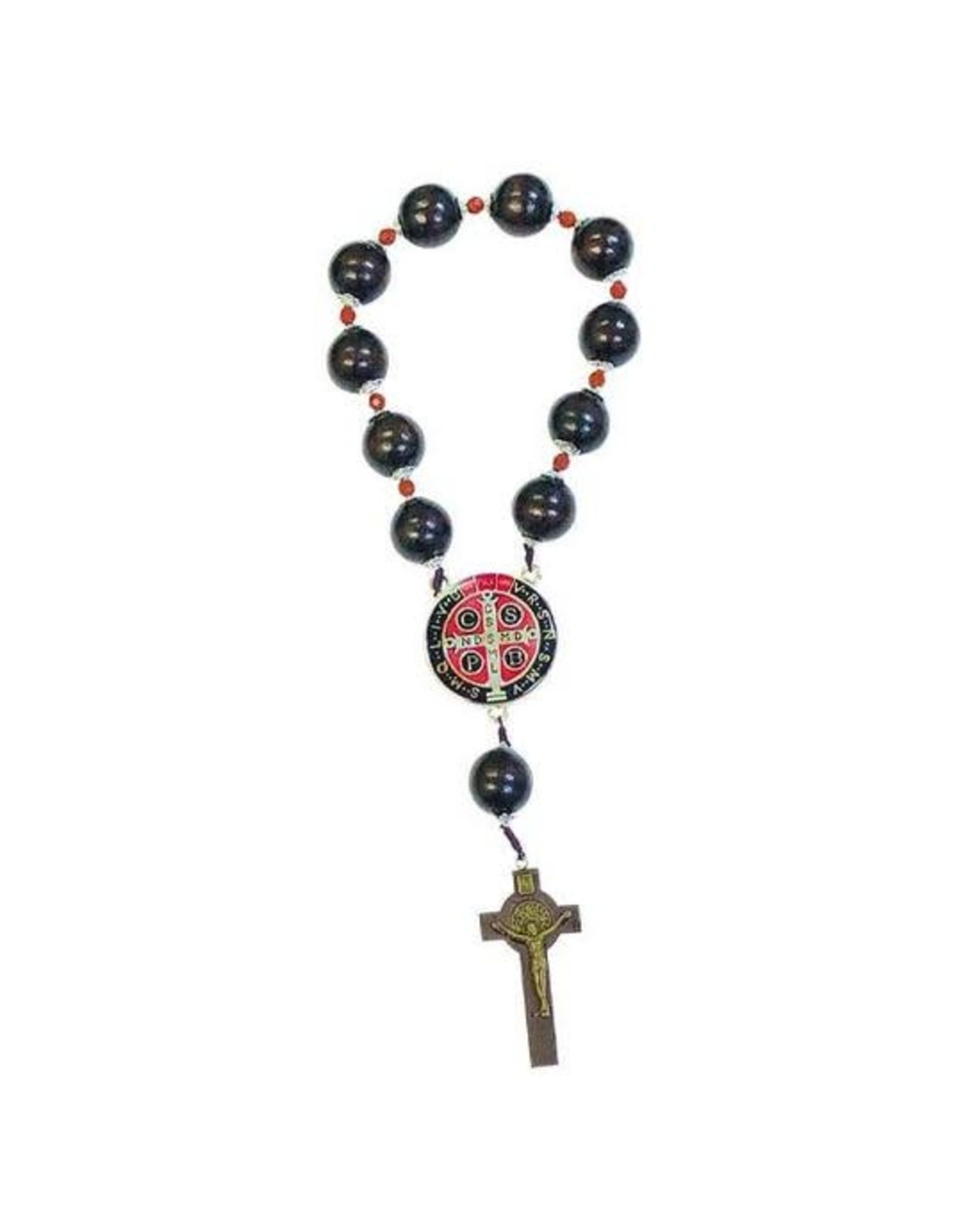 Lumen Mundi St. Benedict Door Rosary with Wood Beads