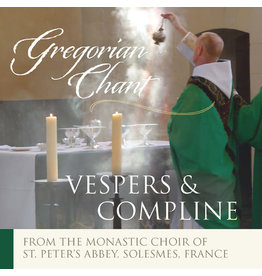 Paraclete Press Gregorian Chant Vespers and Compline CD