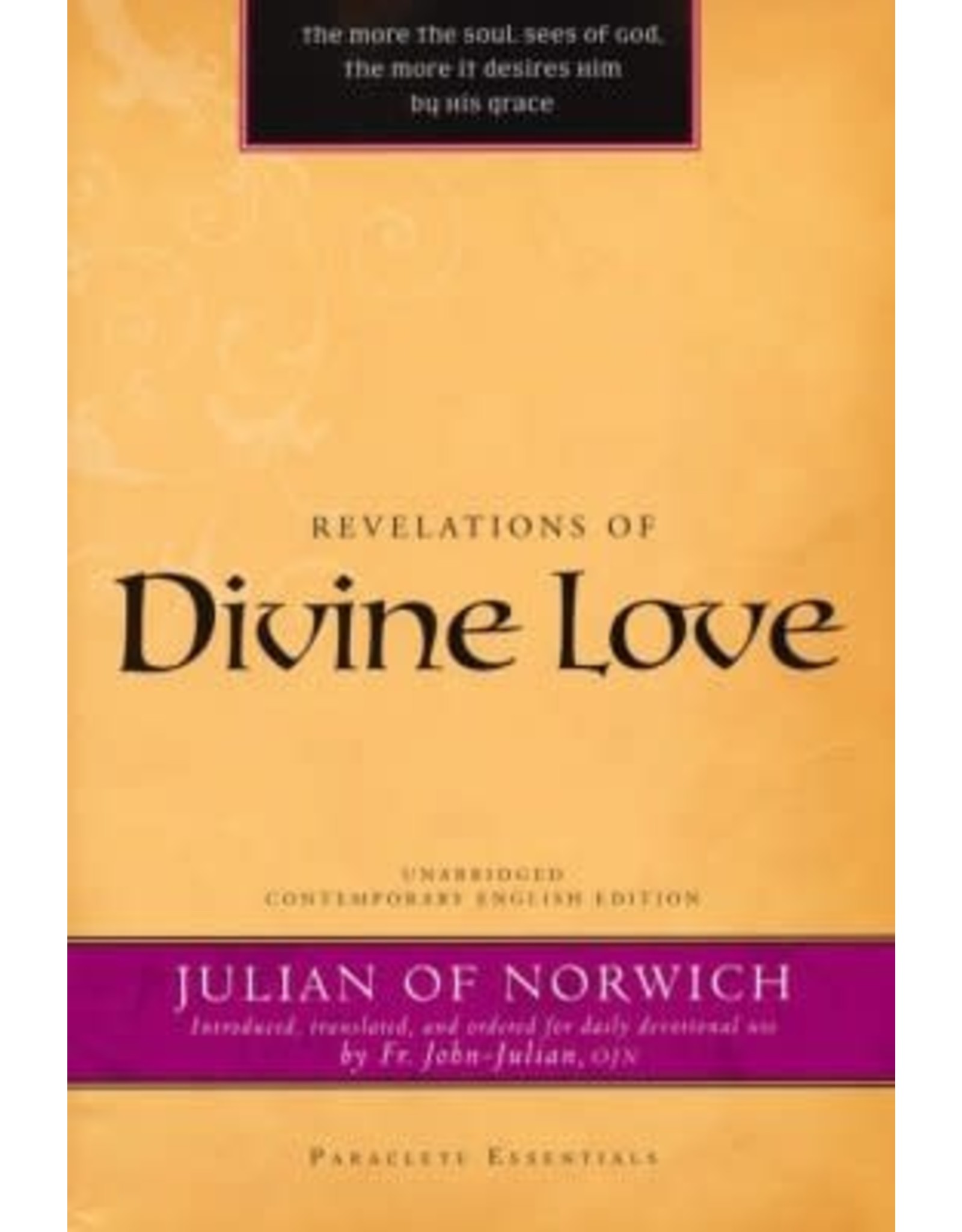 Paraclete Press Revelations of Divine Love by Julian of Norwich (Paraclete Essentials Paperback Edition)