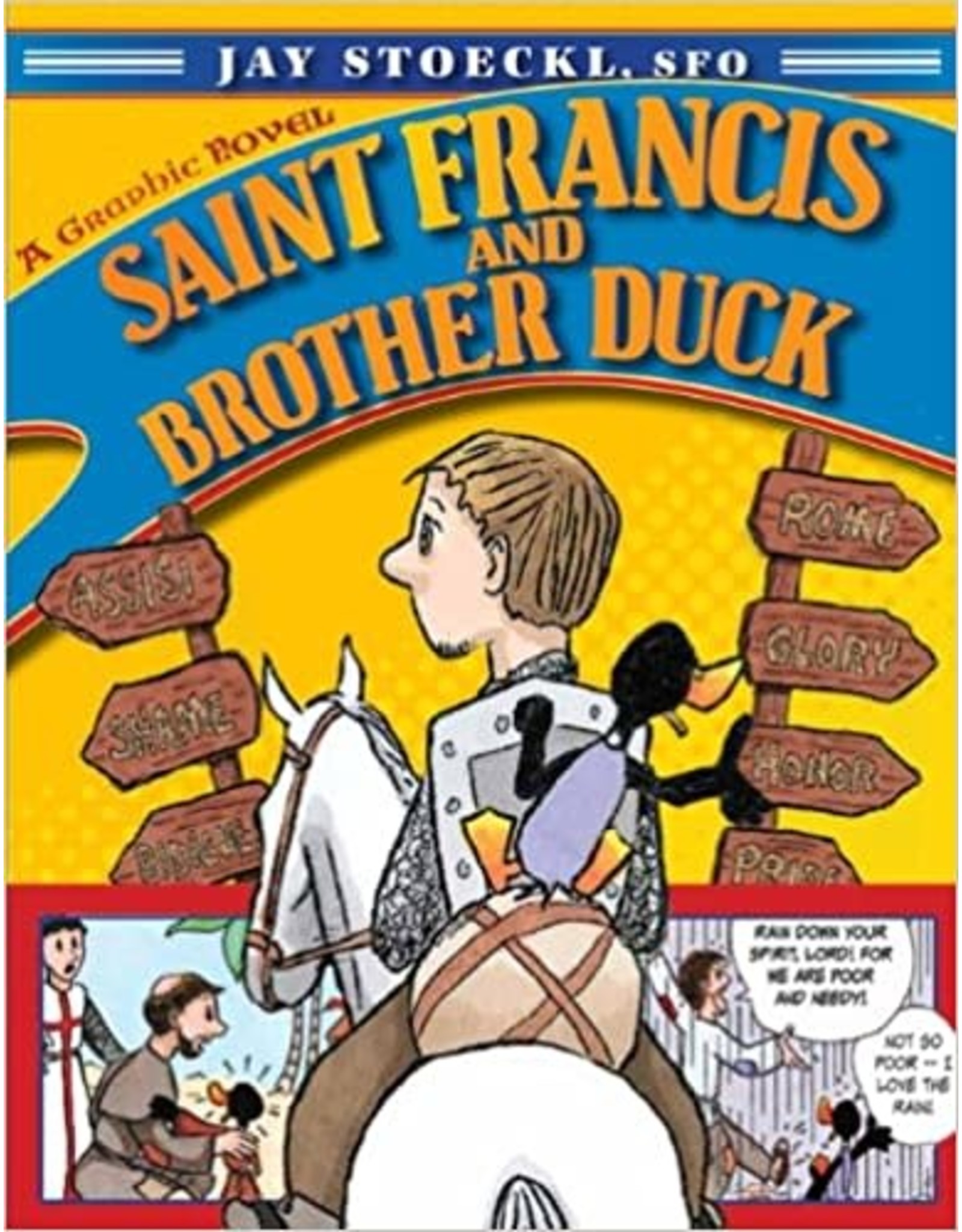 Paraclete Press Saint Francis and Brother Duck: A Graphic Novel by Jay Stoeckl, OFS