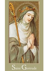 Association of Marian Helpers St. Gertrude Prayer Card