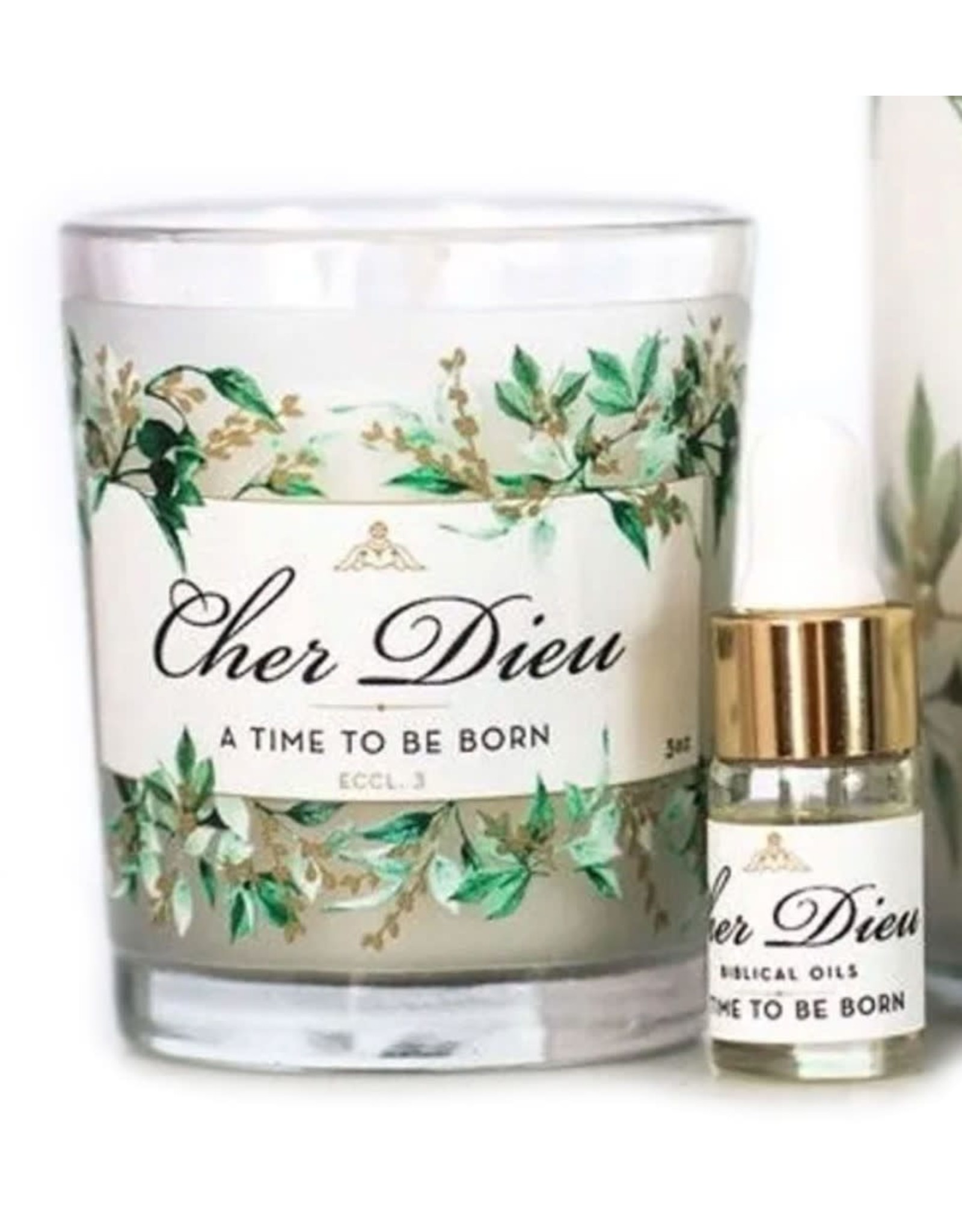 Cher Dieu Cher Dieu A Time to Be Born 3 oz Candle Kit