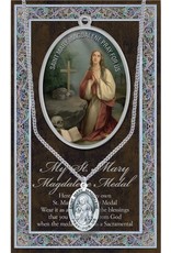 Hirten Saint Medal with Prayer Card - St. Mary Magdalene