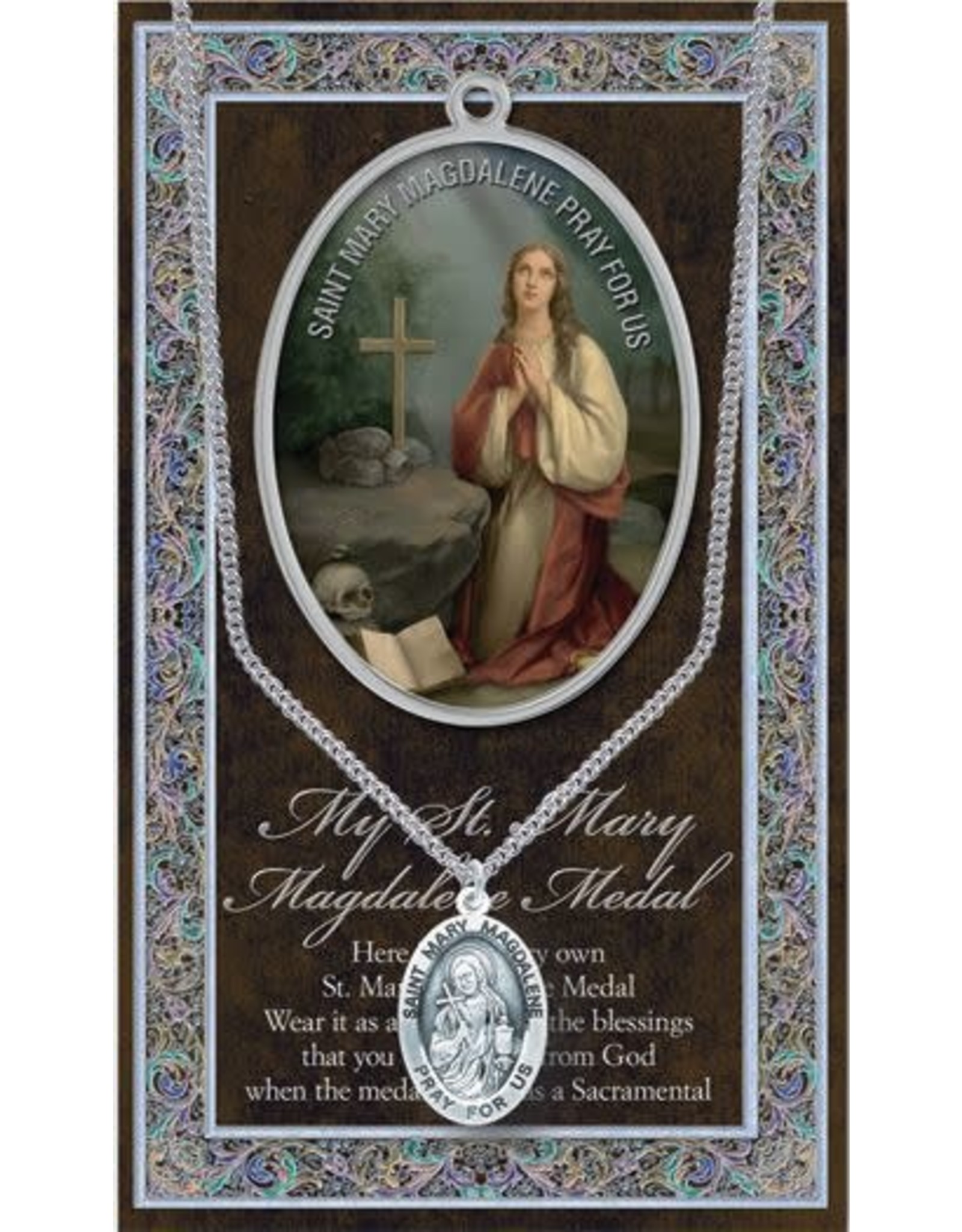 Hirten Saint Medal with Prayer Card - St. Mary Magdalene