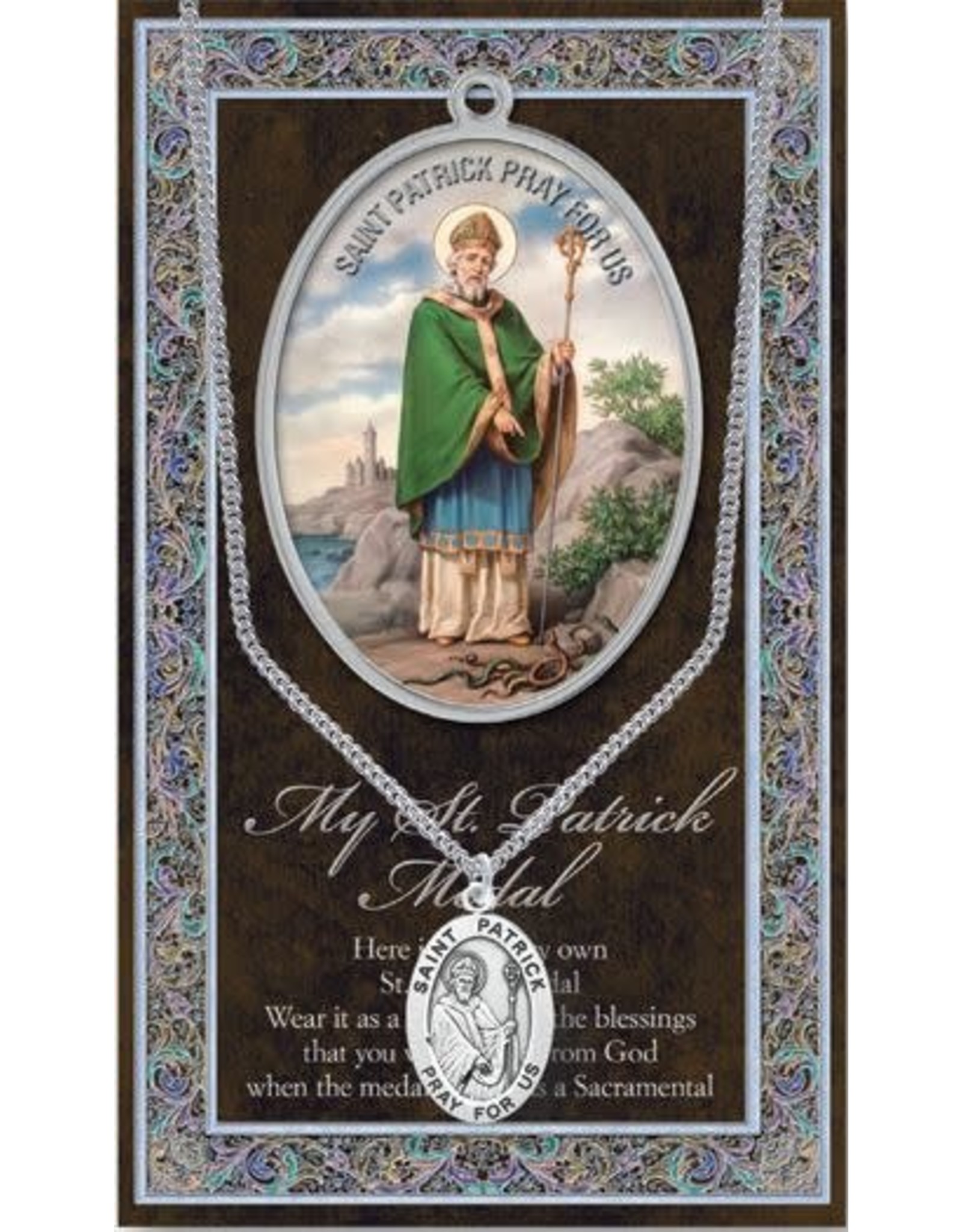 Hirten Saint Medal with Prayer Card - St. Patrick
