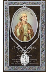 Hirten Saint Medal with Prayer Card - St. Peter