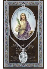 Hirten Saint Medal with Prayer Card - St. Lucy