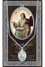 Hirten Pewter Saint Medal with Prayer Card - St. John