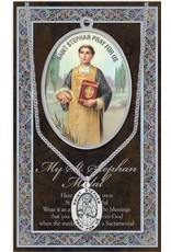 Hirten Saint Medal with Prayer Card - St. Stephen