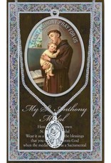 Hirten Pewter Saint Medal with Prayer Card - St. Anthony