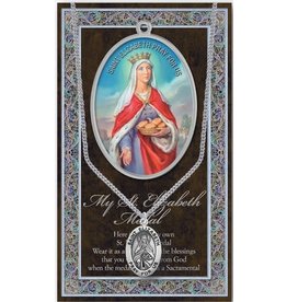 Hirten Saint Medal with Prayer Card - St. Elizabeth
