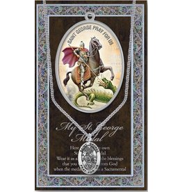 Hirten Saint Medal with Prayer Card - St. George