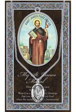 Hirten Saint Medal with Prayer Card - St. James