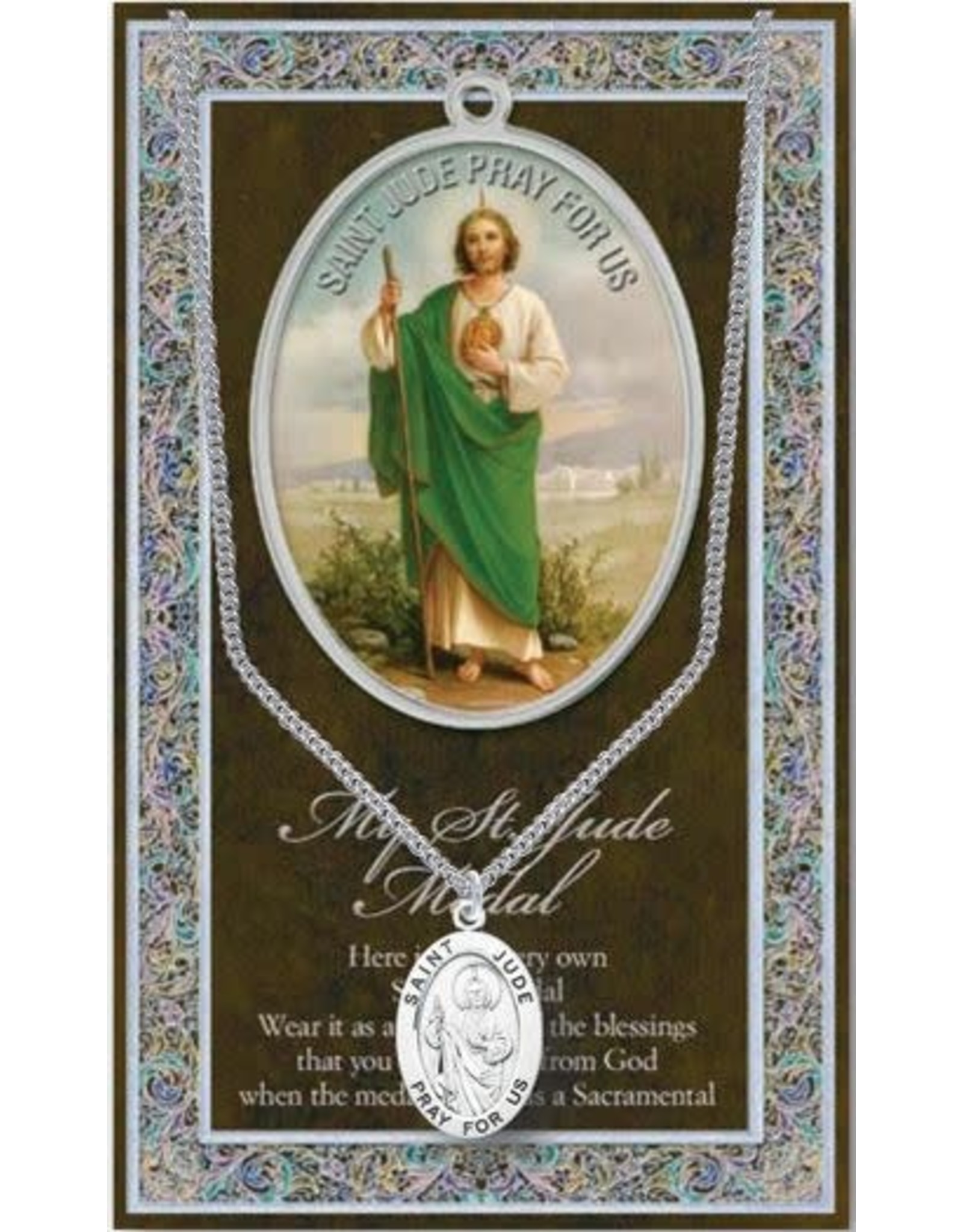 Hirten Saint Medal with Prayer Card - St. Jude