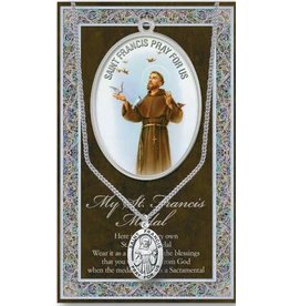 Hirten Saint Medal with Prayer Card - St. Francis