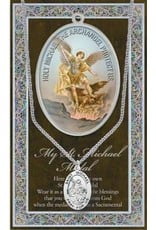 Hirten Saint Medal with Prayer Card - St. Michael