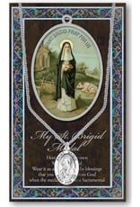 Hirten Saint Medal with Prayer Card - St. Brigid