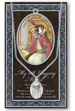 Hirten Saint Medal with Prayer Card - St. Gregory