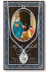 Hirten Saint Medal with Prayer Card - St. Isabella