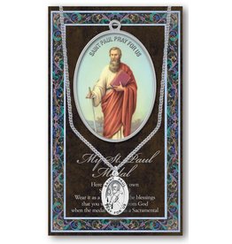 Hirten Saint Medal with Prayer Card - St. Paul