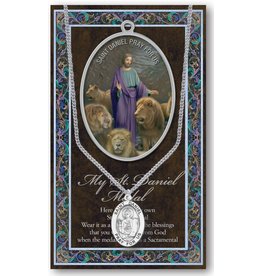 Hirten Saint Medal with Prayer Card - St. Daniel