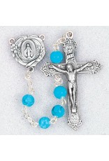 Hirten 6mm Turquoise Bead Rosary, Boxed