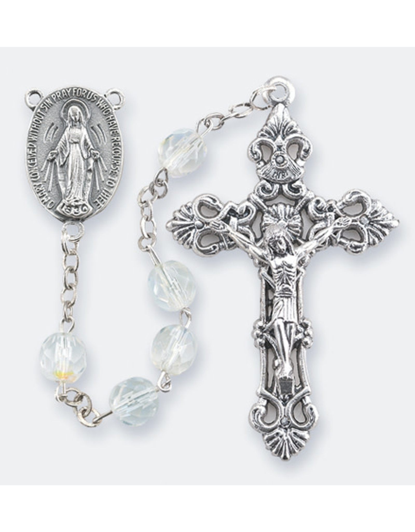 Hirten 7mm Crystal Rosary