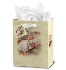 Hirten Baptism Gift Bag, With Tissue