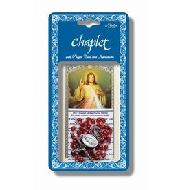 Hirten Divine Mercy Chaplet with Prayer Card and Instructions