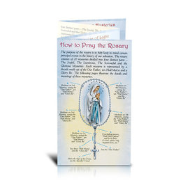 Hirten How to Pray the Rosary Gilded Card