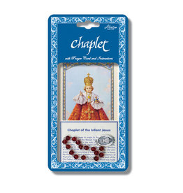 Hirten Infant of Prague Chaplet with Prayer Card and Instructions
