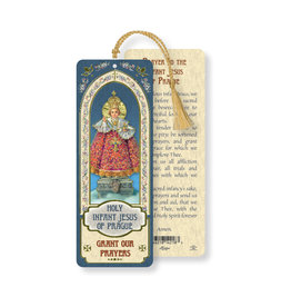 Hirten Laminated Gold Foil Bookmark - Holy Infant Jesus of Prague