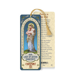 Hirten Laminated Gold Foil Bookmark - Our Lady of Divine Innocence