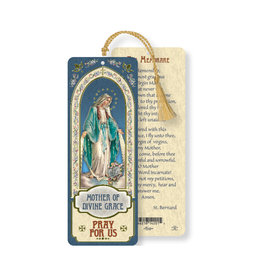 Hirten Laminated Gold Foil Bookmark - Our Lady of Grace