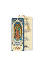 Hirten Laminated Gold Foil Bookmark - Our Lady of Guadalupe