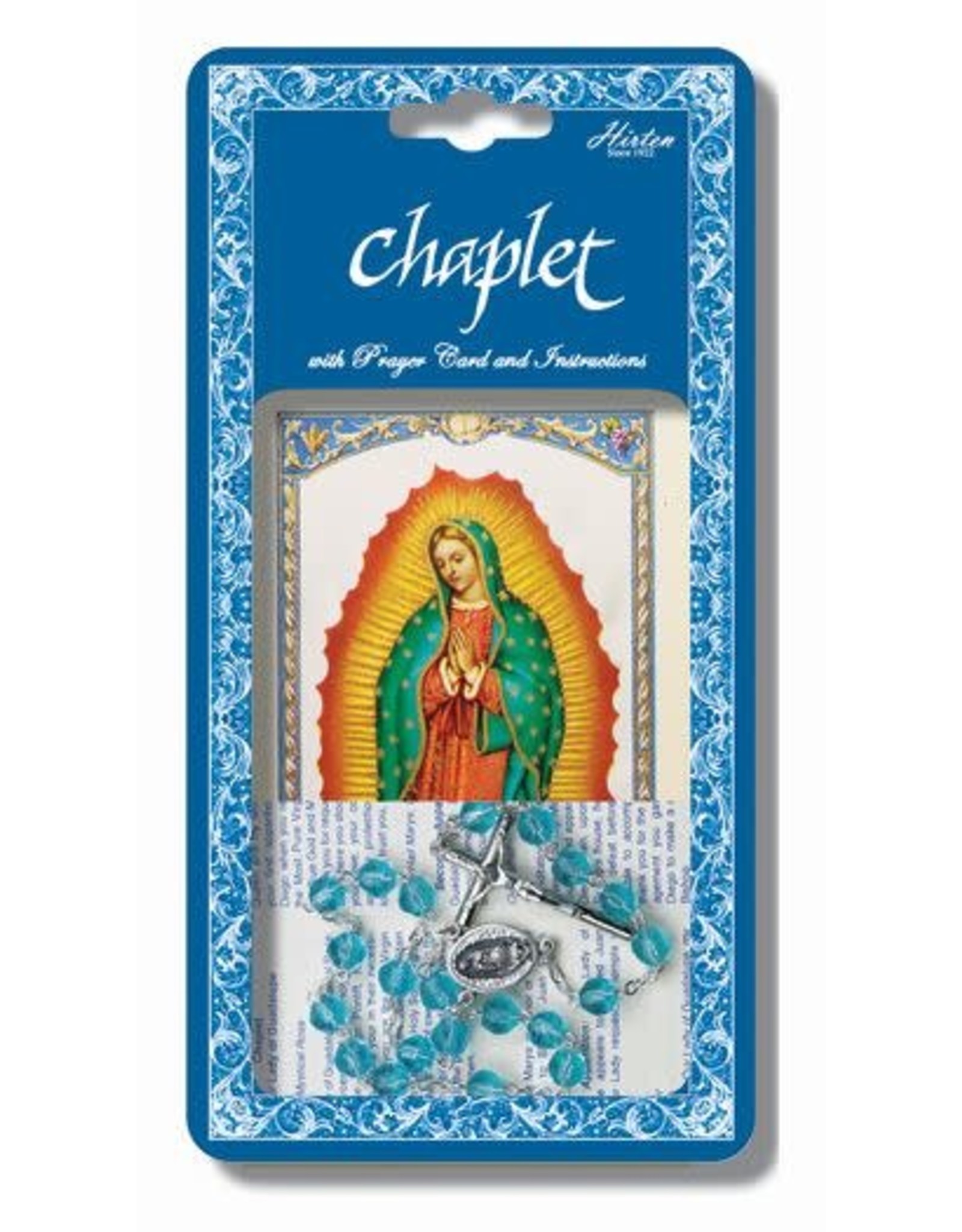 Hirten Our Lady of Guadalupe Chaplet with Prayer Card and Instructions