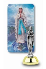 Hirten Our Lady of the Highway Auto Statue with Holy Card and Adhesive Bottom