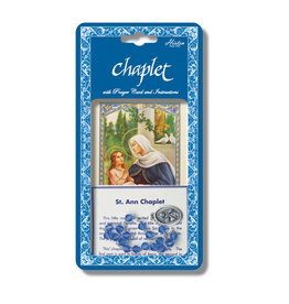 Hirten St. Anne Chaplet with Prayer Card and Instructions