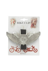 Hirten St. Christopher Bike Clip Squared w/ Winged Medal