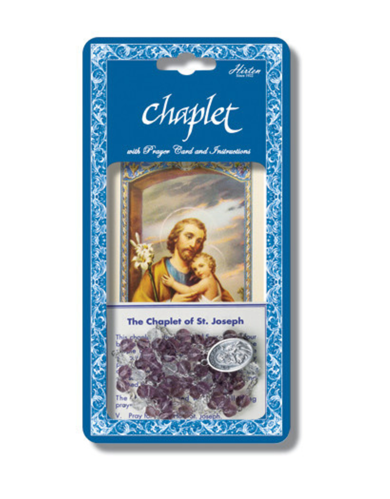 Hirten St. Joseph Chaplet with Prayer Card and Instructions
